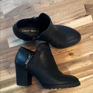 Lucky Brand leather ankle boots